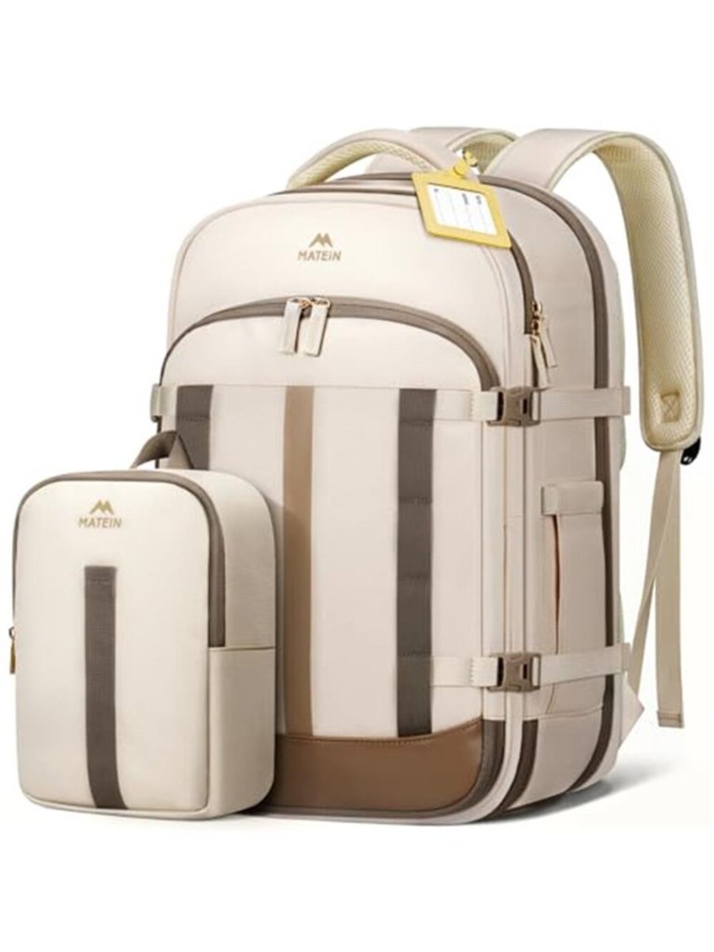 Personal Item Travel Backpack | 18x14x8 Carry On Bag with Rain Cover
